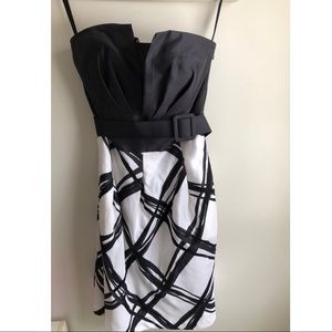 White House Black Market belted dress